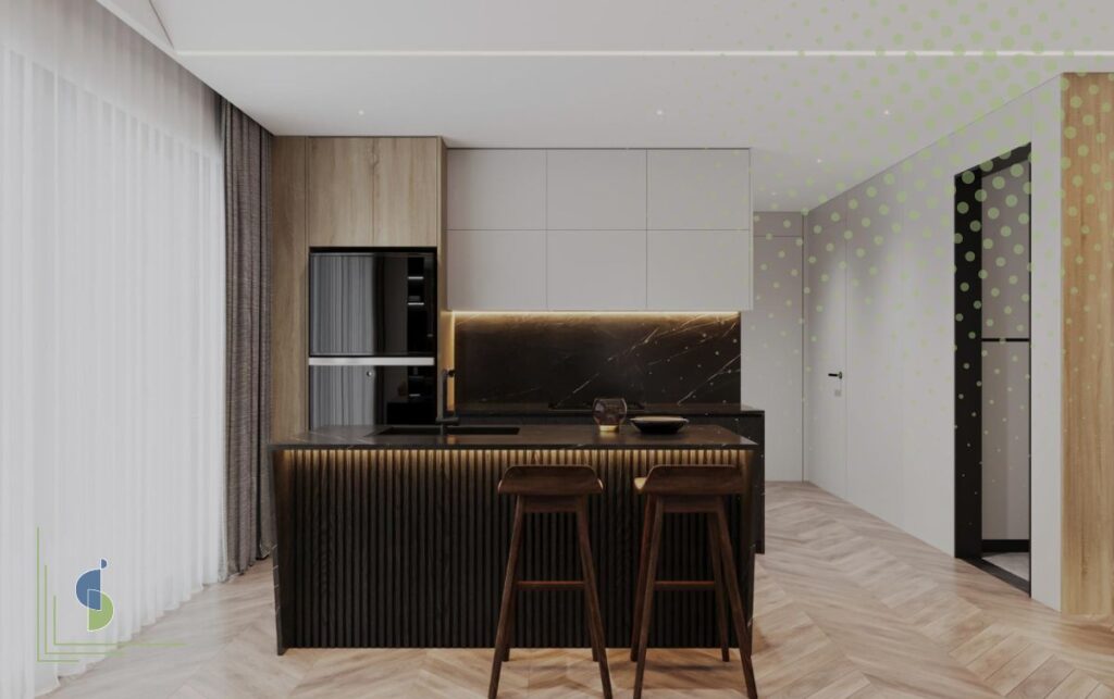 Qué es el fluting en gabinetes de cocina y cómo define el detalle arquitectónico