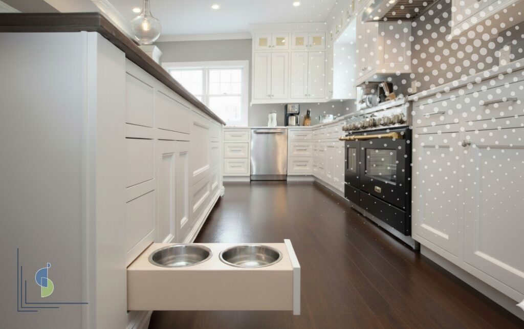 Adiós a los tazones en el piso: Pet Stations integradas en cocinas integrales