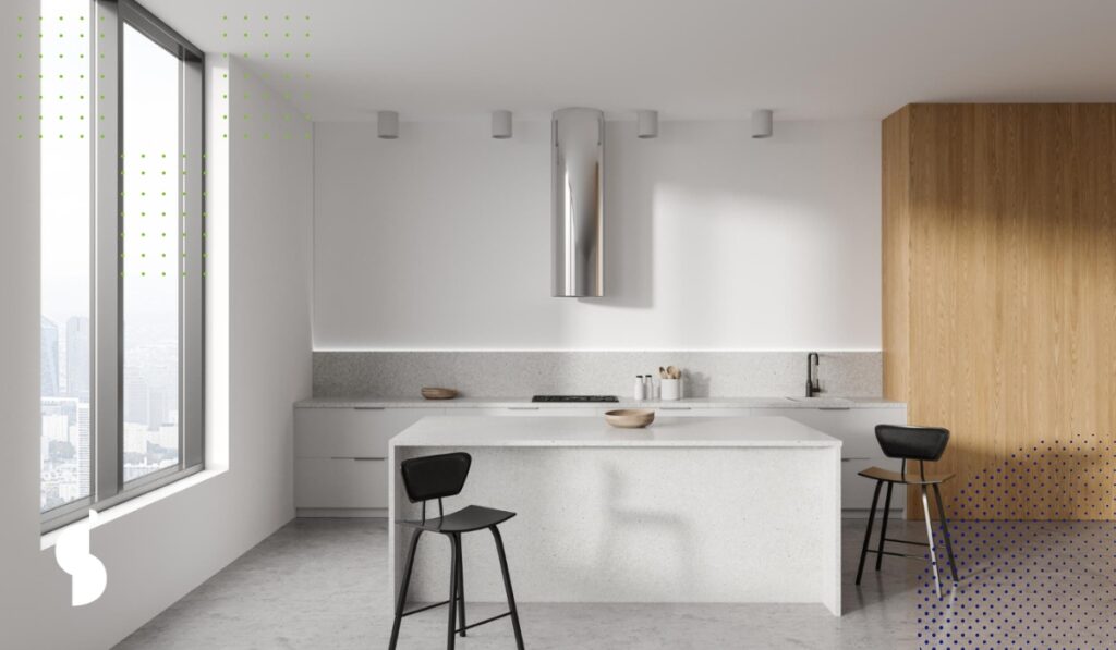 Maximiza el minimalismo en cocinas modernas