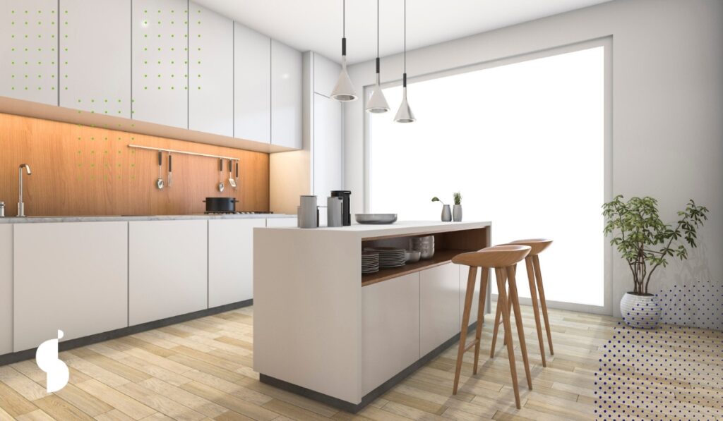 En el 2024, ¿cómo es una cocina integral minimalista?