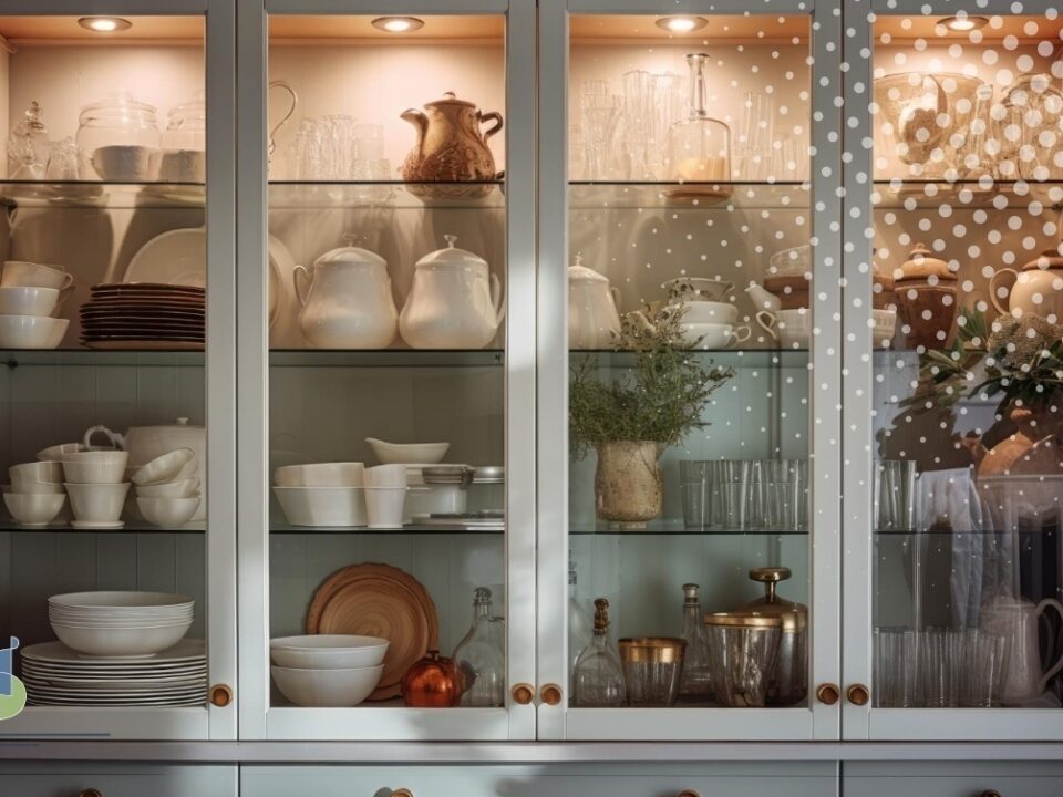 Vitrinas de alta cocina: el regreso de los armarios a la vista en cocinas modernas